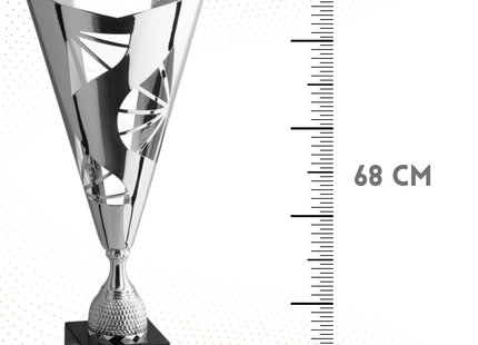 Trofeo in metallo da 68 cm, peso da 4,5 Kg | Cod. 1.031