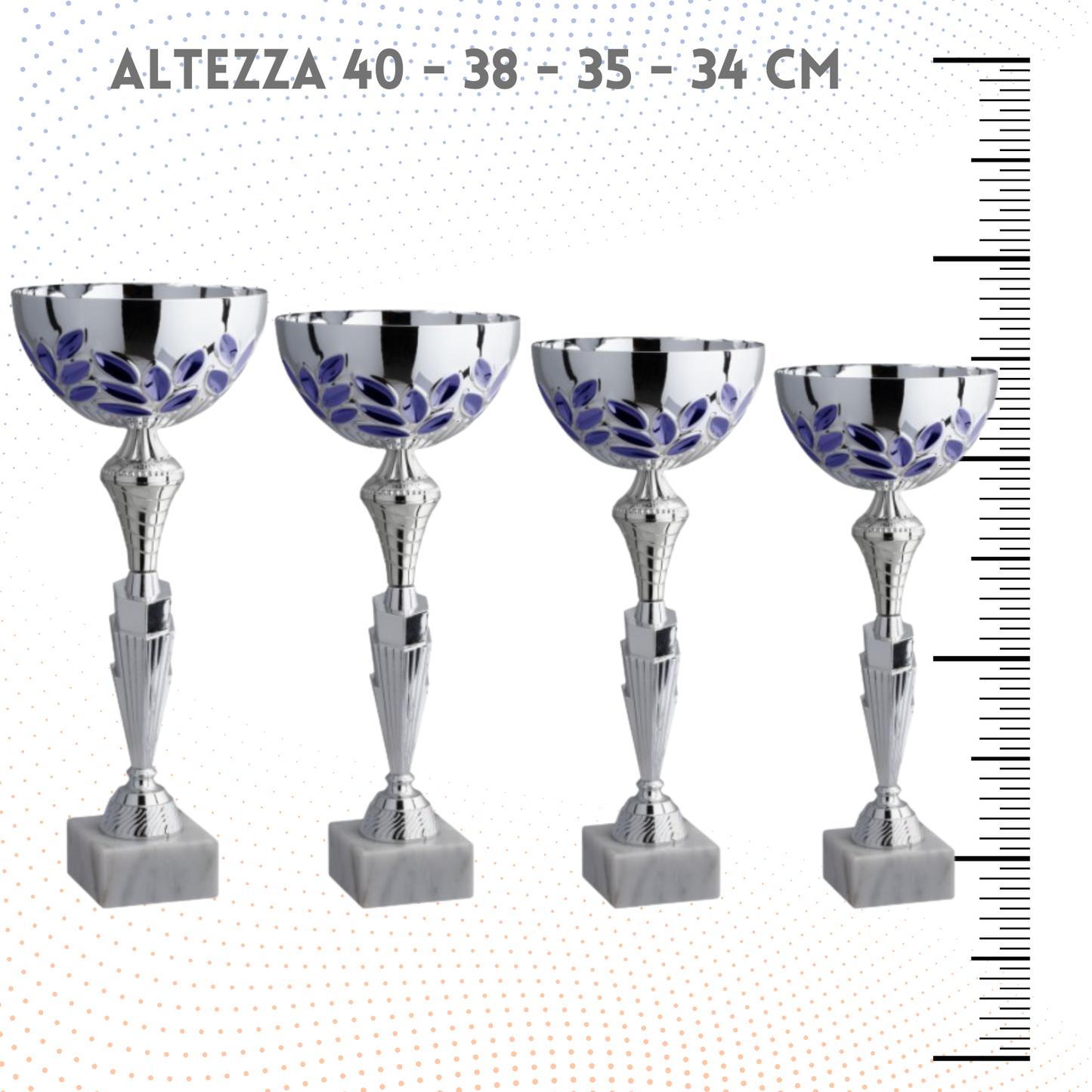Set 4 Coppe da 40 - 38 - 35 - 34 cm | Cod. 8.709B