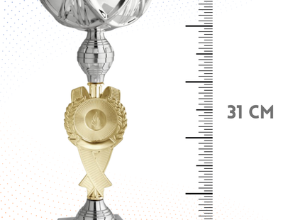 Coppa da 31 cm con base in marmo | Cod. 12.004S