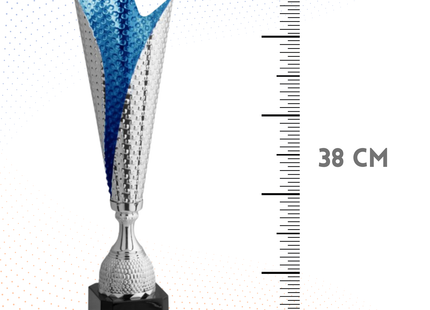 Trofeo in metallo da 38 cm, peso da 0,5 Kg | Cod. 4.543