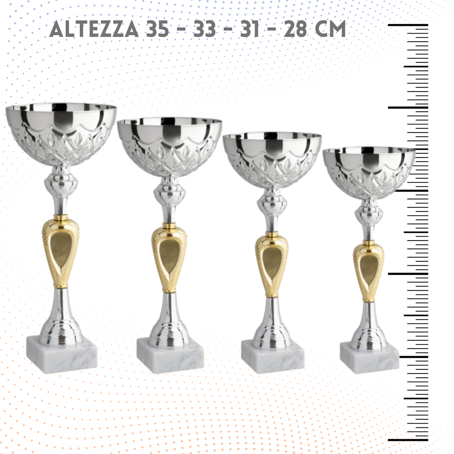 Set 4 Coppe da 35 - 33 - 31 - 28 cm | Cod. 12.059S