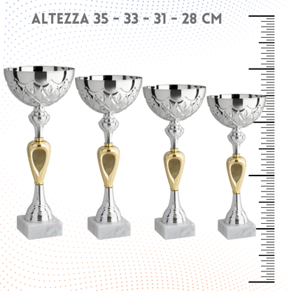 Set 4 Coppe da 35 - 33 - 31 - 28 cm | Cod. 12.059S