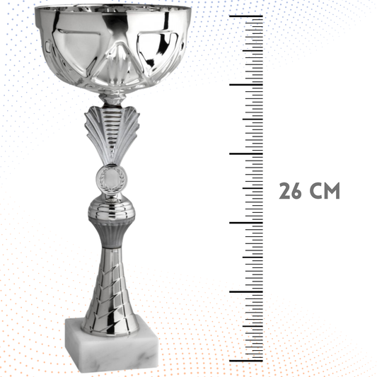 Coppa da 26 cm con base in marmo | Cod. 12.033S