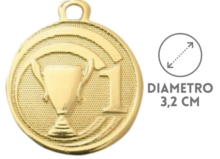 Tris di medaglie personalizzate | Cod. 23.007.52T