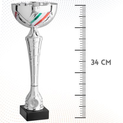 Coppa da 34 cm con base in marmo nero | Cod. 11.013