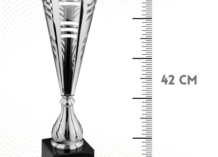 Trofeo in metallo da 42 cm artigianale | Cod. 6.523