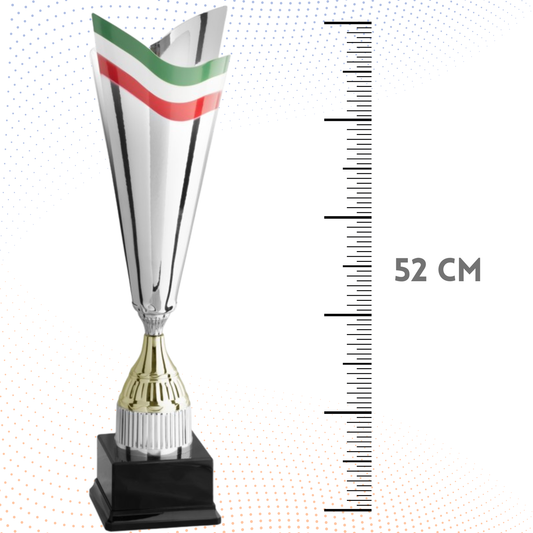 Trofeo in metallo da 52 cm, peso da 1,6 Kg | Cod. 3.112