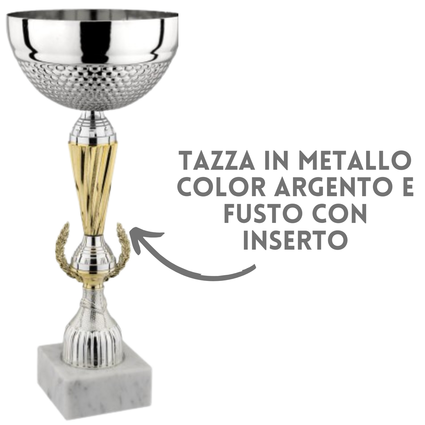 Set 4 coppe personalizzate 40 - 37 - 35 - 32 cm | Cod. 11.509S