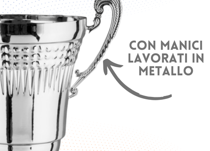 Tris di trofei personalizzati con manici 63 - 55 - 51 cm | Cod. 2.451G