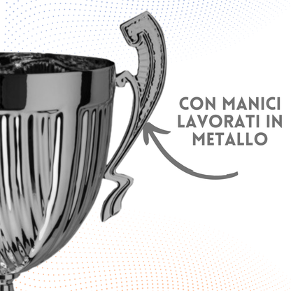 Tris di trofei personalizzati con manici 54 - 49 - 43 cm | Cod. 4.069