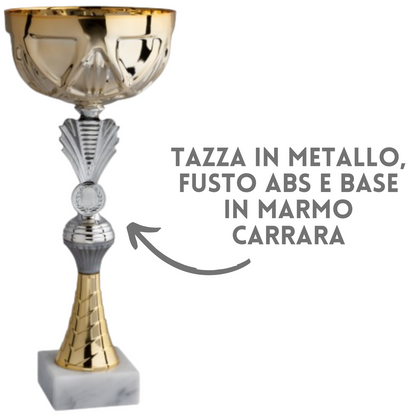 Set 4 premiazioni da 37 - 33 - 30 - 26 cm | Cod. 12.039G