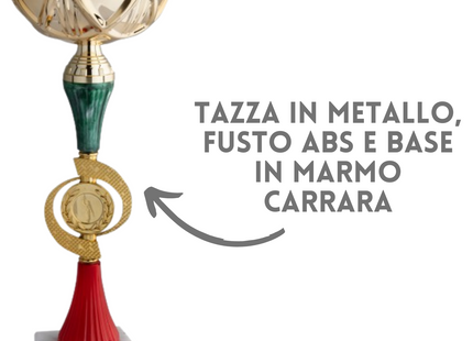 Set 4 premiazioni da 40 - 37 - 35 - 33 cm | Cod. 12.029G
