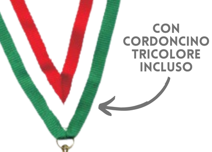 Medaglie Premio Atletica, Corsa e Marcia in stock personalizzate 32 mm oro | Cod. 23.001.1XM