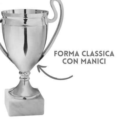 Tris di premiazioni 22 - 19 - 17 cm con manici | Cod. 13.579