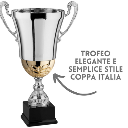 Set 6 premiazioni da 558 a 32 cm in metallo | Cod. 2.499