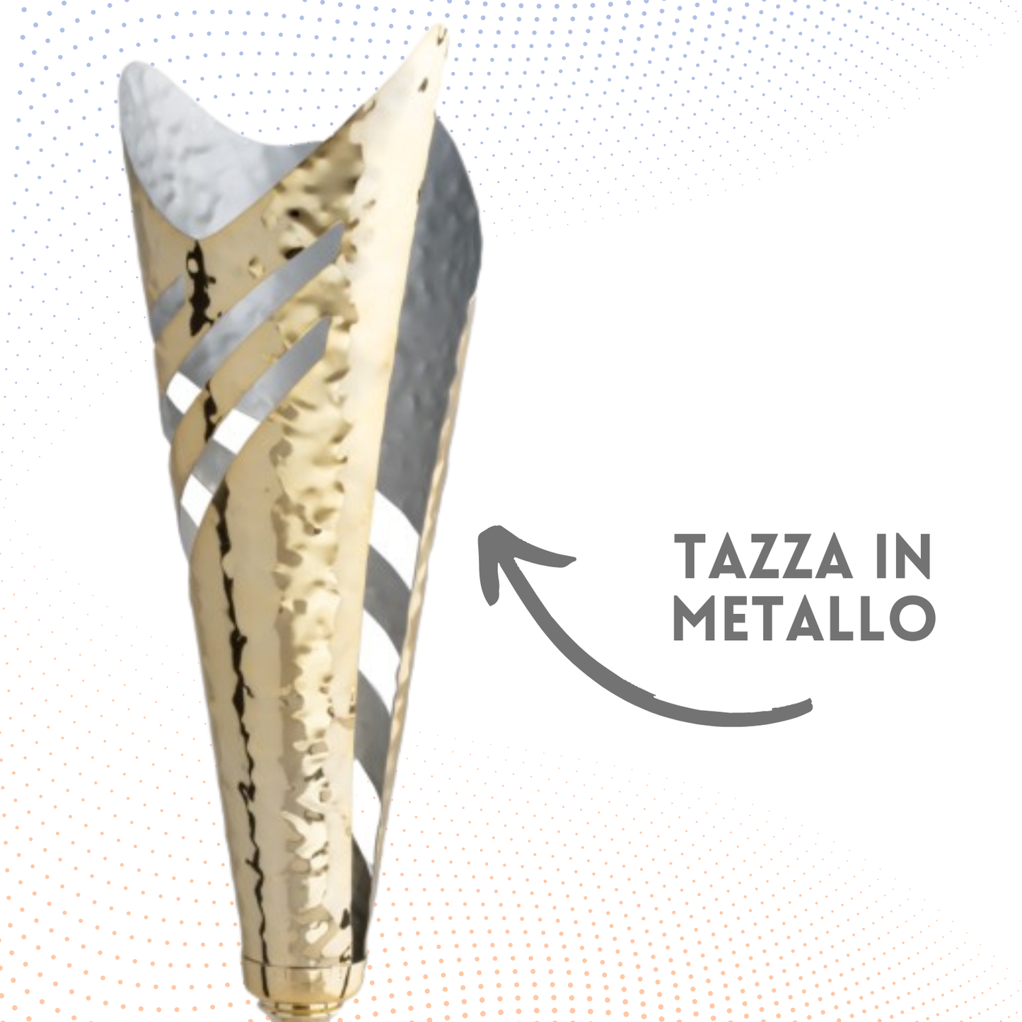 Tris di trofei personalizzati 49 - 43 - 38 cm | Cod. 4.559