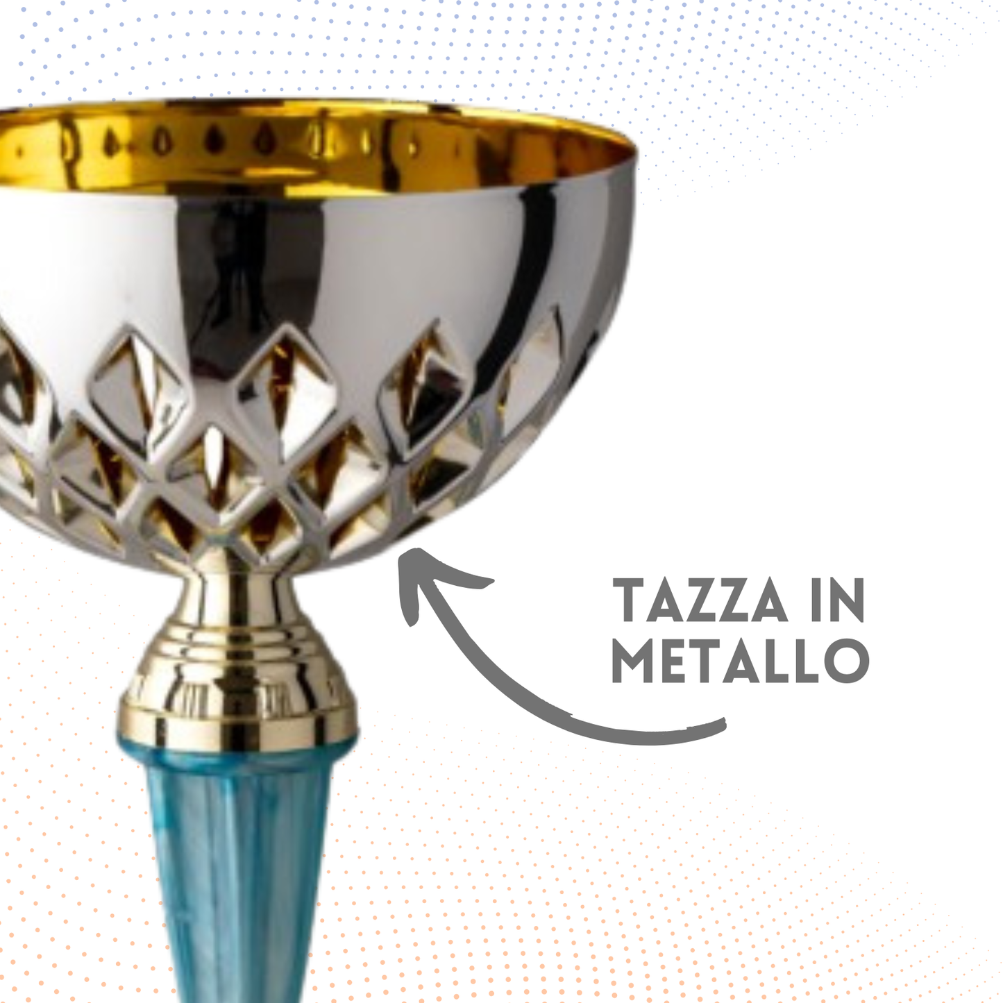 Tris di trofei a due piani 48 - 44 - 41 cm | Cod. 5.229