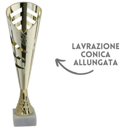Tris di premiazioni personalizzate 35 - 33 - 31 cm | Cod. 13.199
