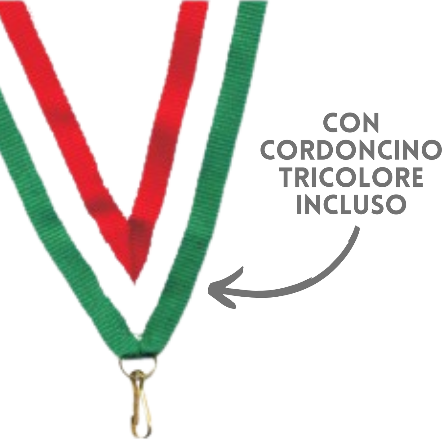 Medaglie competizioni sportive in stock personalizzate 32 mm oro | Cod. 23.008.Y11