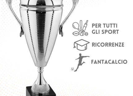 Tris di premiazioni personalizzate con manici 72 - 66 - 61 cm | Cod. 1.069