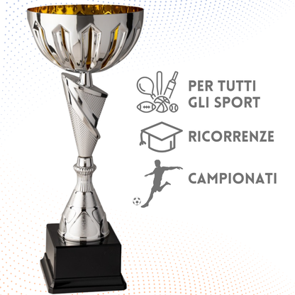 Coppa da 33 cm con base in ABS | Cod. 8.154