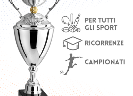 Trofeo con manici da 62 cm, peso da 2,3 Kg | Cod. 3.081