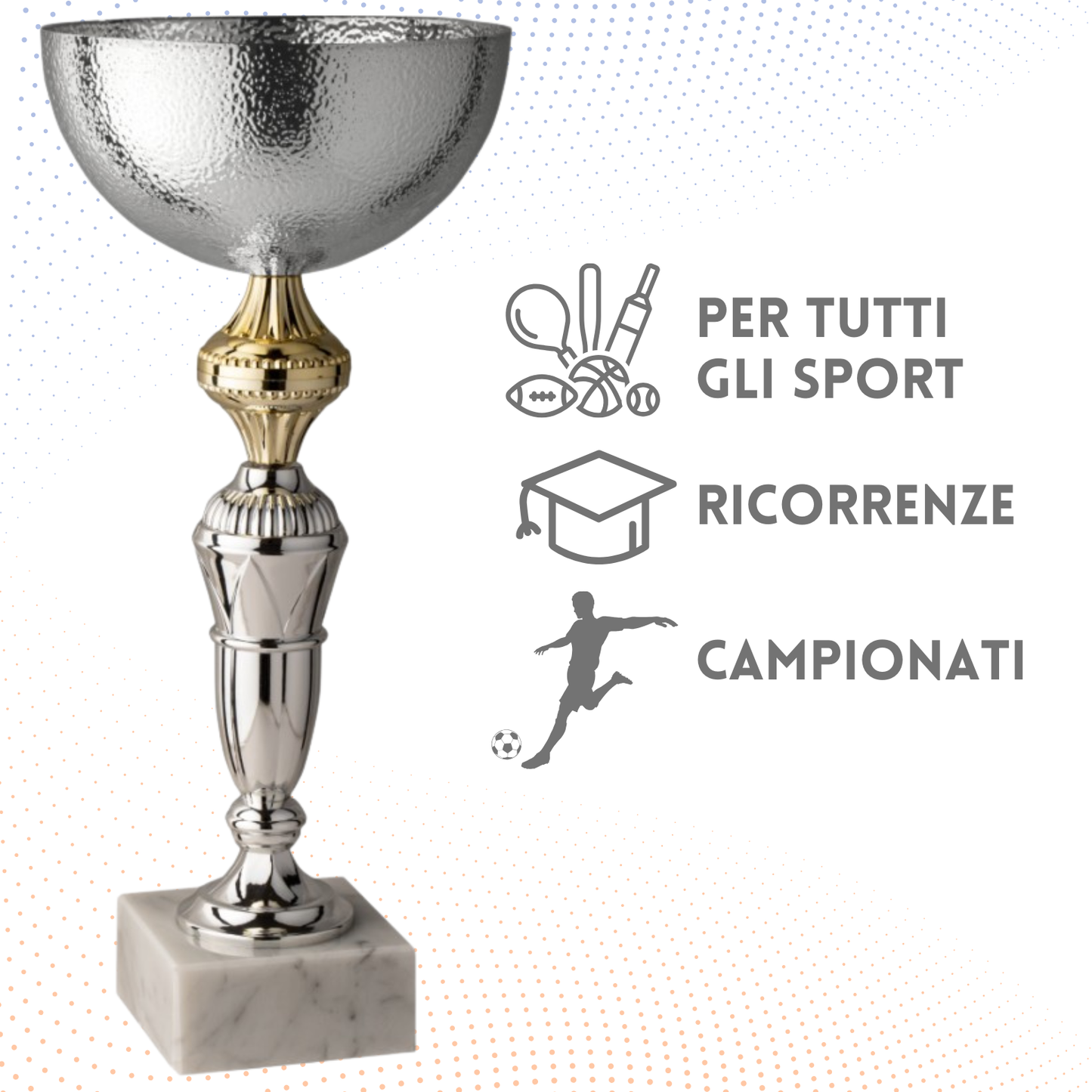 Coppa da 32 cm con base in marmo | Cod. 11.134G (Copia)
