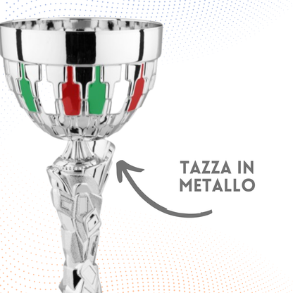 Coppa da 44 cm con verniciatura tricolore | Cod. 8.672