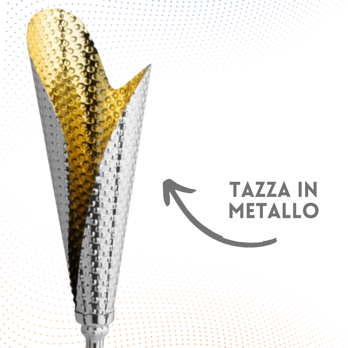 Trofeo in metallo da 43 cm, peso da 0,7 Kg | Cod. 4.532