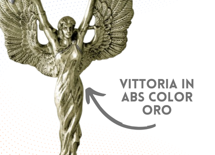 Trofeo con Vittoria da 50 cm a due piani | Cod. 5.231
