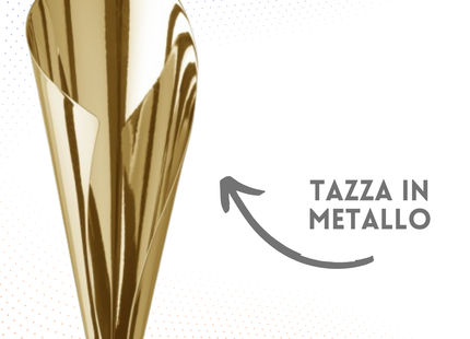 Trofeo in metallo da 47 cm colore gold | Cod. 4.481