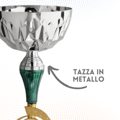 Coppa da 35 cm con base in marmo | Cod. 12.023S