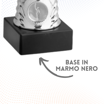 Coppa da 34 cm con base in marmo nero | Cod. 11.484S