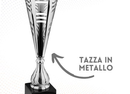 Trofeo in metallo da 44 cm artigianale | Cod. 6.522