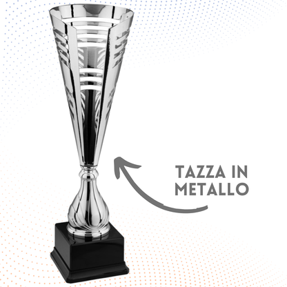 Trofeo in metallo da 44 cm artigianale | Cod. 6.522
