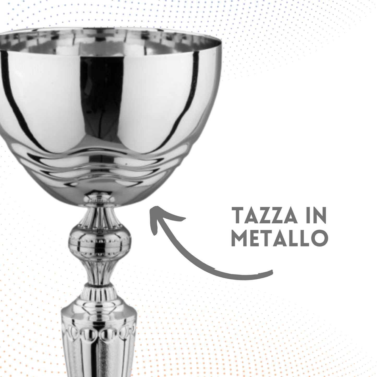 Coppa da 33 cm tazza in metallo | Cod. 8.204
