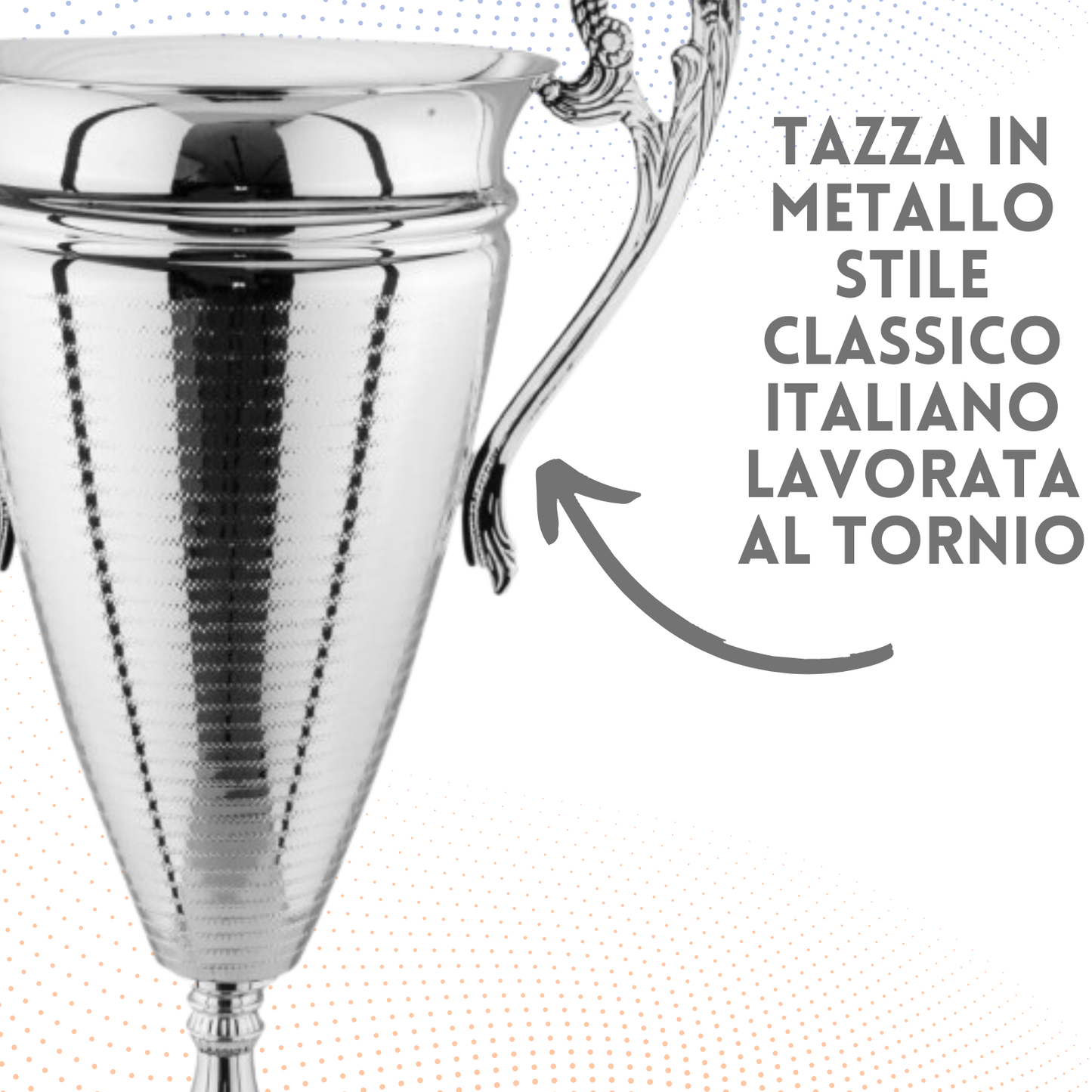 Trofeo con manici 61 cm da 3,8 Kg | Cod. 1.063