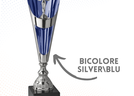 Trofeo in metallo da 36 cm con Vittoria | Cod. 6.493