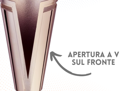 Coppa da 30 cm in ABS colore bronzo | Cod. 8.633