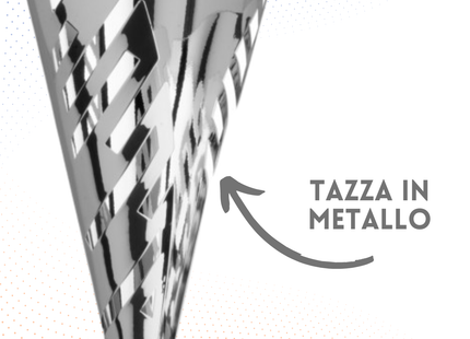 Trofeo in metallo da 46 cm, peso da 0,8 Kg | Cod. 4.511