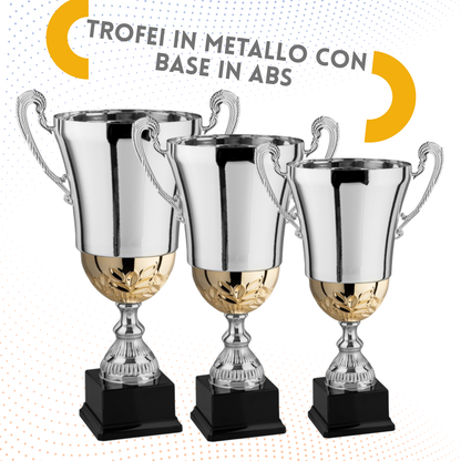 Set completo 5 pezzi premiazioni calcistiche | Cod. Giove