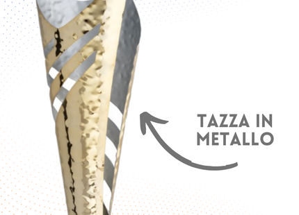 Trofeo in metallo da 38 cm, peso da 0,5 Kg | Cod. 4.553