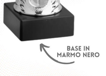 Coppa da 34 cm con base in marmo nero | Cod. 11.484G
