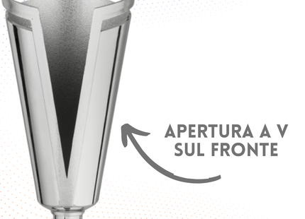 Coppa da 30 cm in ABS colore argento | Cod. 8.632