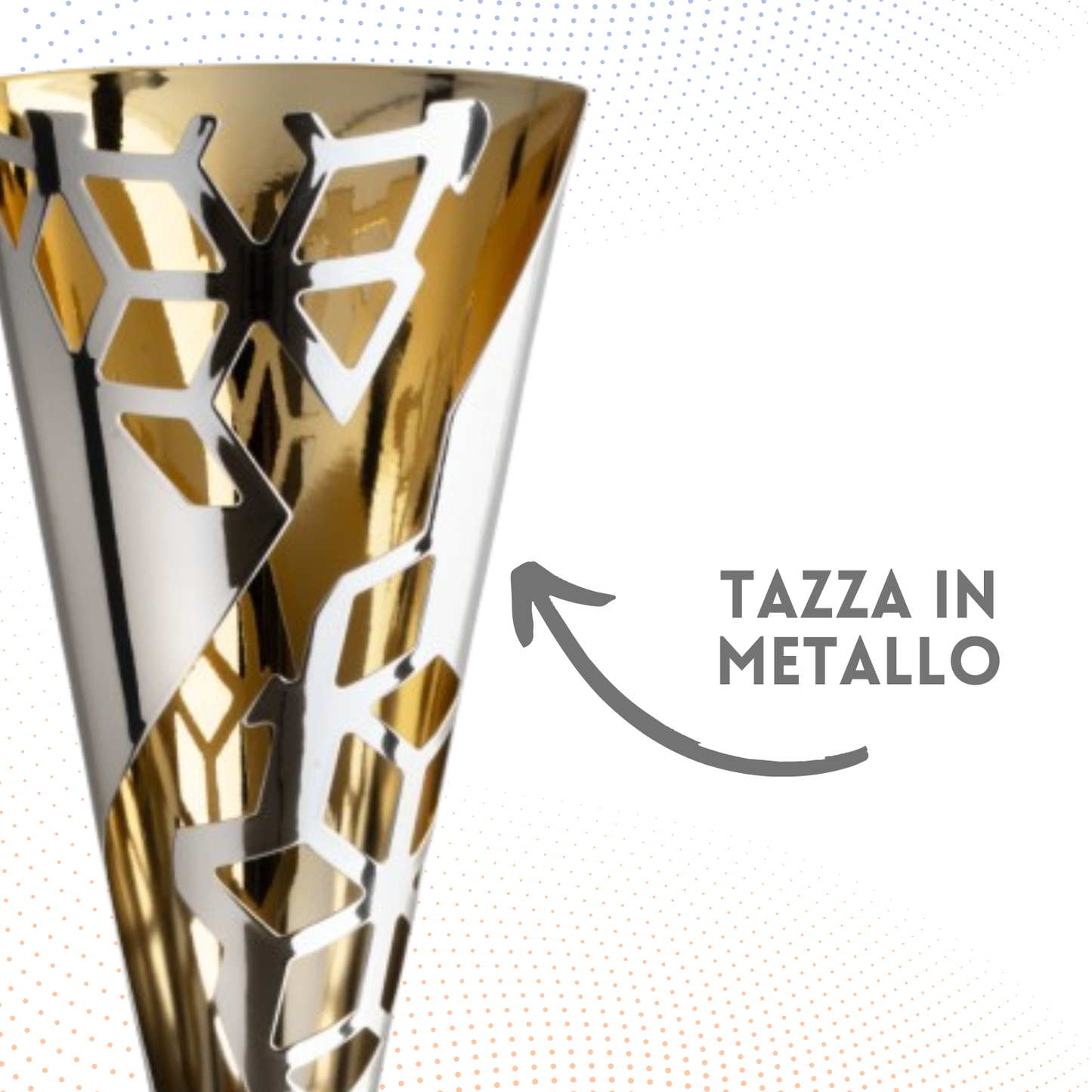 Trofeo in metallo da 59 cm, peso da 2,3 Kg | Cod. 4.521
