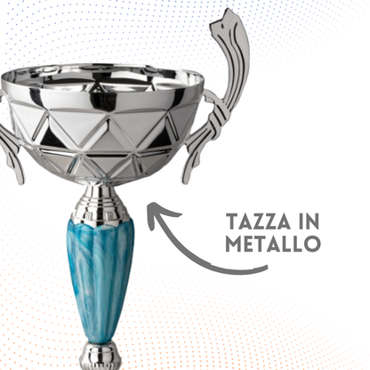 Trofeo in metallo da 43 cm con manici | Cod. 8.651