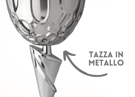 Coppa da 41 cm colore silver | Cod. 8.032S