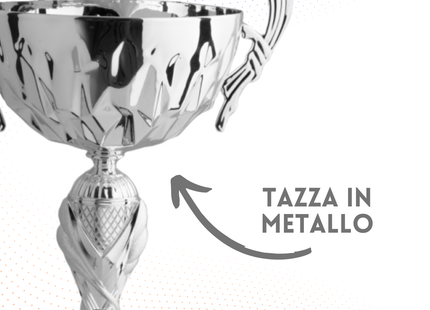 Trofeo in metallo da 39 cm con manici | Cod. 8.592