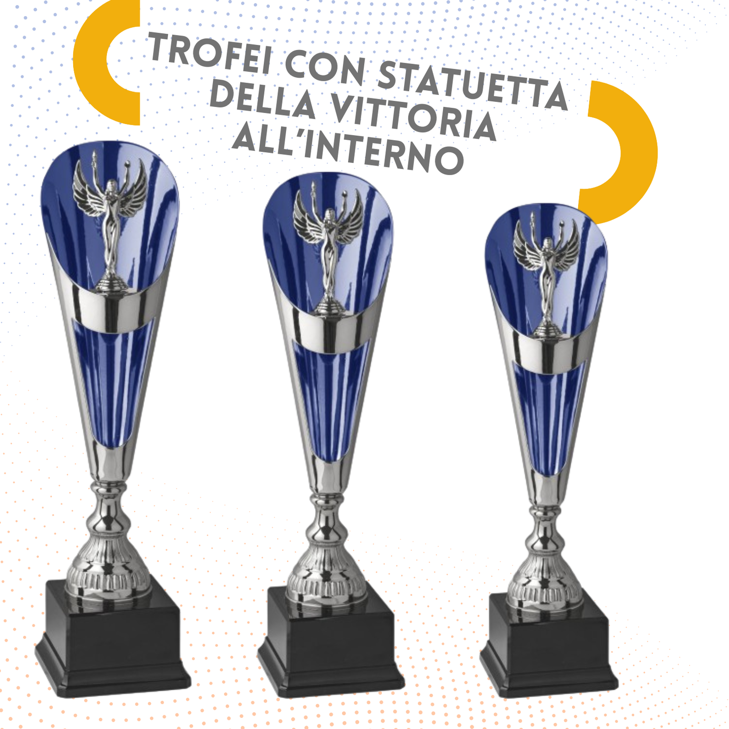 Set completo 5 pezzi premiazioni calcistiche | Cod. Urano