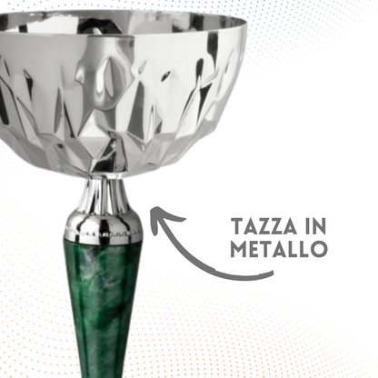 Coppa da 31 cm con base in marmo | Cod. 12.252S